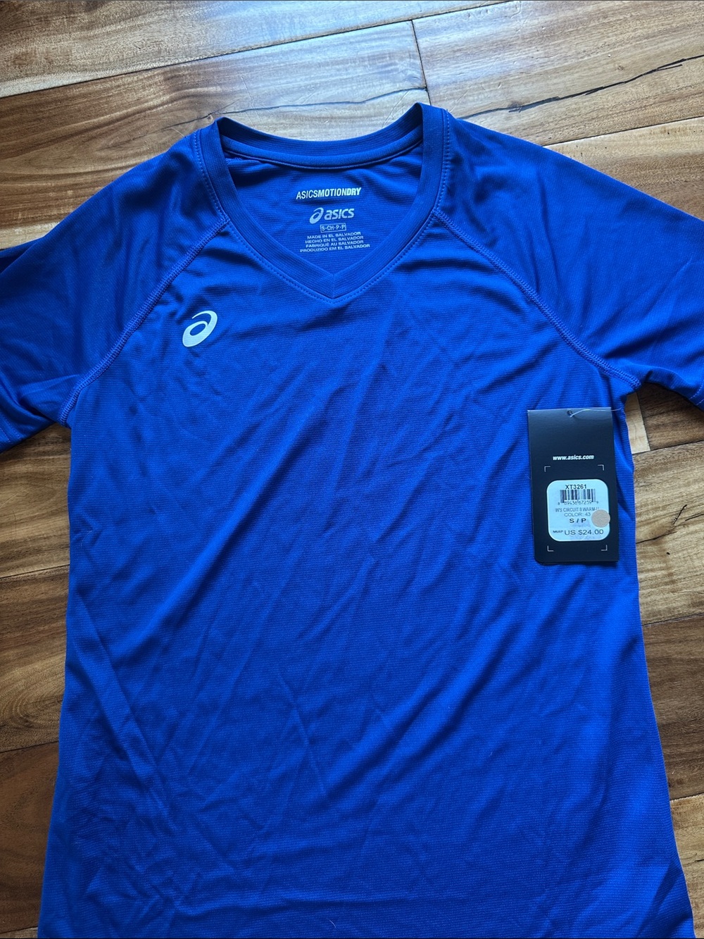 Asics Blue Women's Short Sleeve Athletic Tee